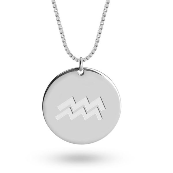 Aquarius Zodiac Necklace
